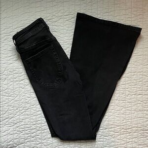 Free People Brooke Flare Jeans - Black Size 24